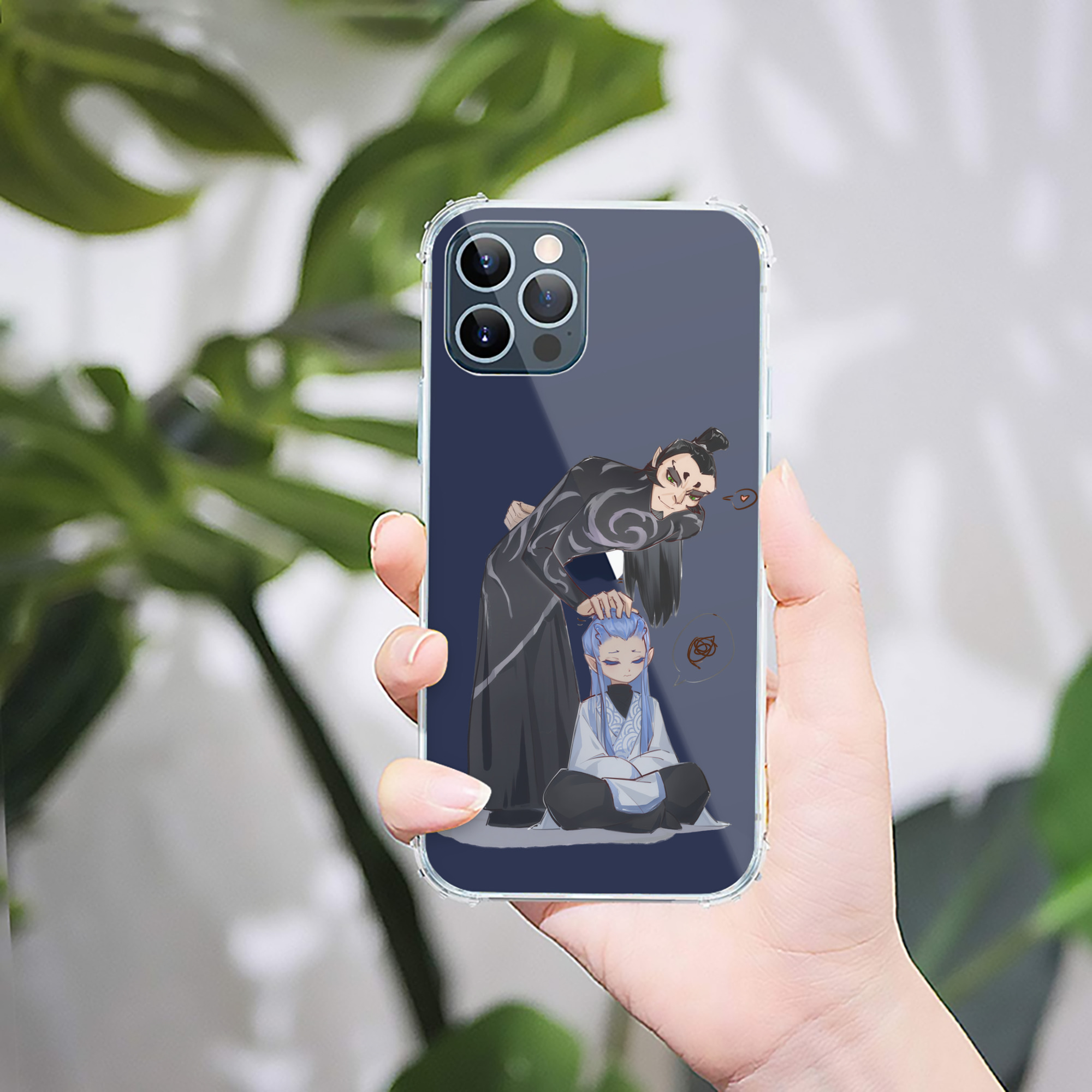 （画像用） Ne Zha 2 ナタ 魔童の大暴れ 【iPhone 12シリーズ対応】透明スマホケース（クリアソフトケース）